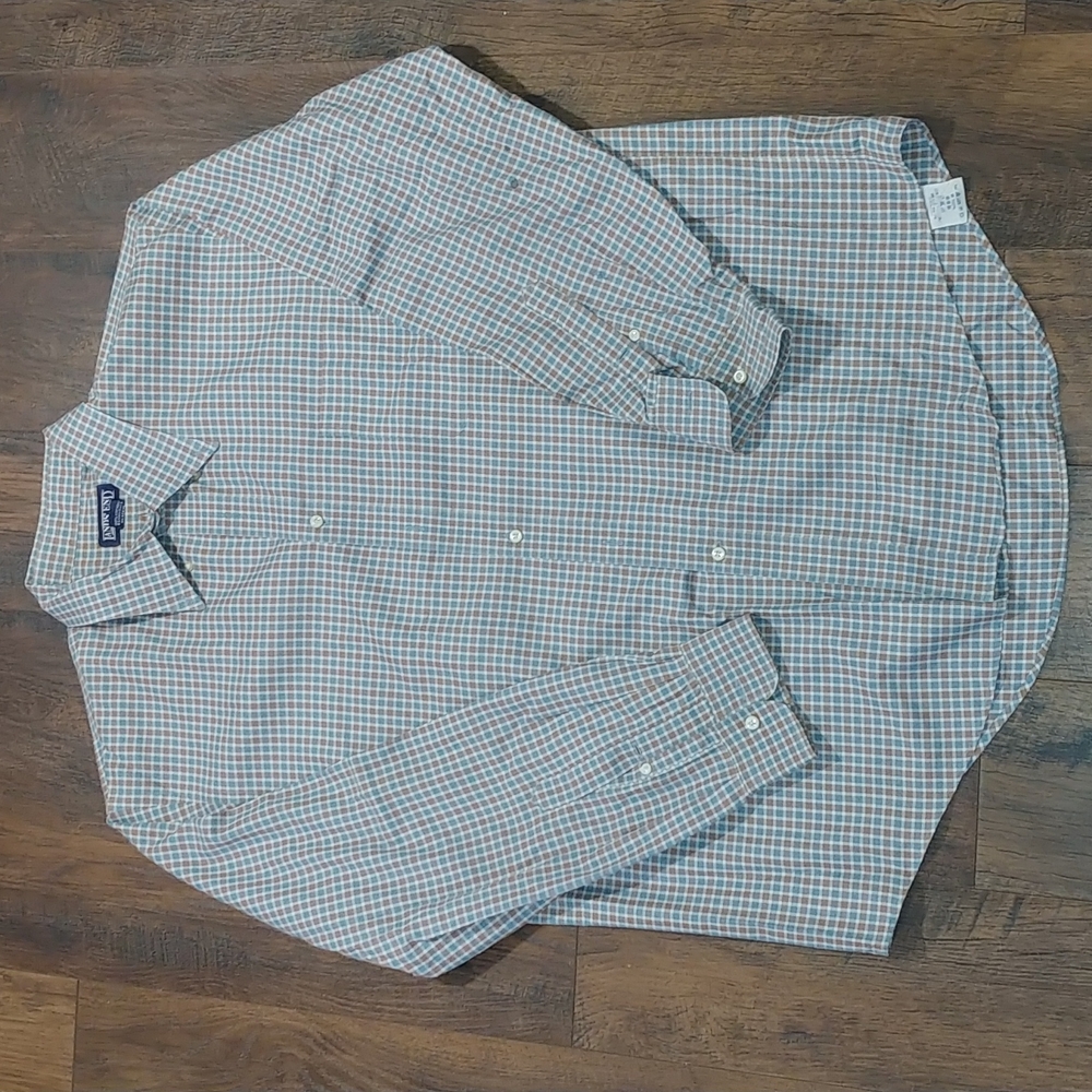 Land's End Shirt, Color-Multicolor, Size- 17.